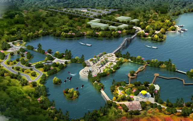 公园景区旅游度假区总体规划设计及分期修建性